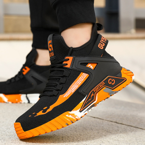 Labor protection shoes, anti-smash and puncture-proof safety shoes, cross-border upgraded lightweight, comfortable and wear-resistant work protection safety shoes