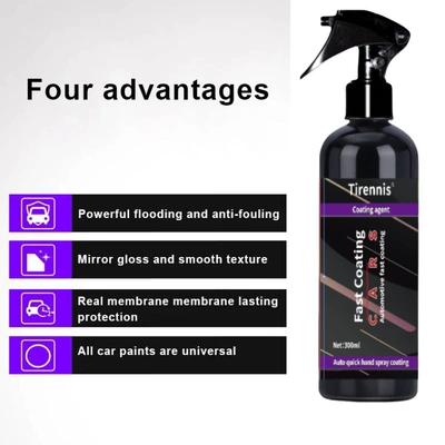 Automobile coating agent car paint coating agent crystal glass water drive spray coating wax nano coating liquid car wax (Car wax) - hand-spray-coating-agent