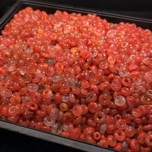 厂家批发 天然南红面包圈 环扣 DIY文玩配饰 配件 背云 散珠