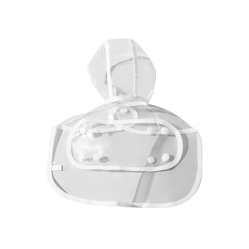 Perro moda transparente impermeable estilo capa perro mediano y grande Golden Retriever fuera poncho impermeable mascota lluvia ropa para perros