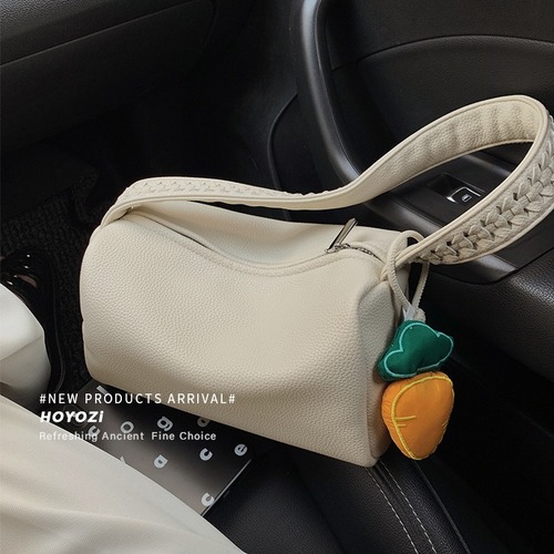 Niche design small steamed bun tote bag summer handbag women's bag 2024 new fashion trendy braided armpit bag shoulder bag