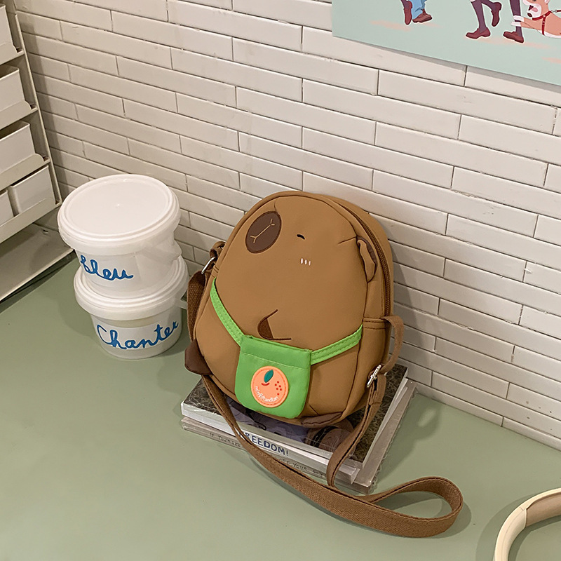 カピバラのショルダーバッグ女性2025新作かわいいカピバラのバッグ|undefined