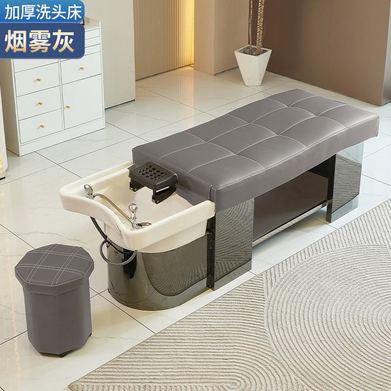 Barbería cama de lavado de cabello cama especial tailandesa cama de lavado de cabello cama de cabello de acero inoxidable temperatura constante cama de lavado de cabello