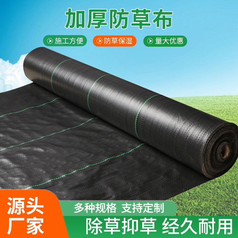 Orchard Weed Control Cloth, Greenhouse Anti-Aging Ground Cloth, Durable Weed Removal Cover Cloth, Breathable and Water-Permeable Pe Perforated Weed Control Cloth