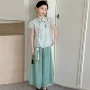 女童新款2026雪纺阔腿裤
