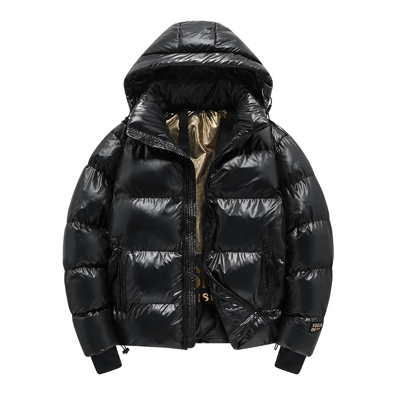 M - 7XL ropa de algodón extra-grande para hombres otoño invierno chaqueta de algodón brillante para hombres ropa de algodón gruesa casual chaqueta de pan