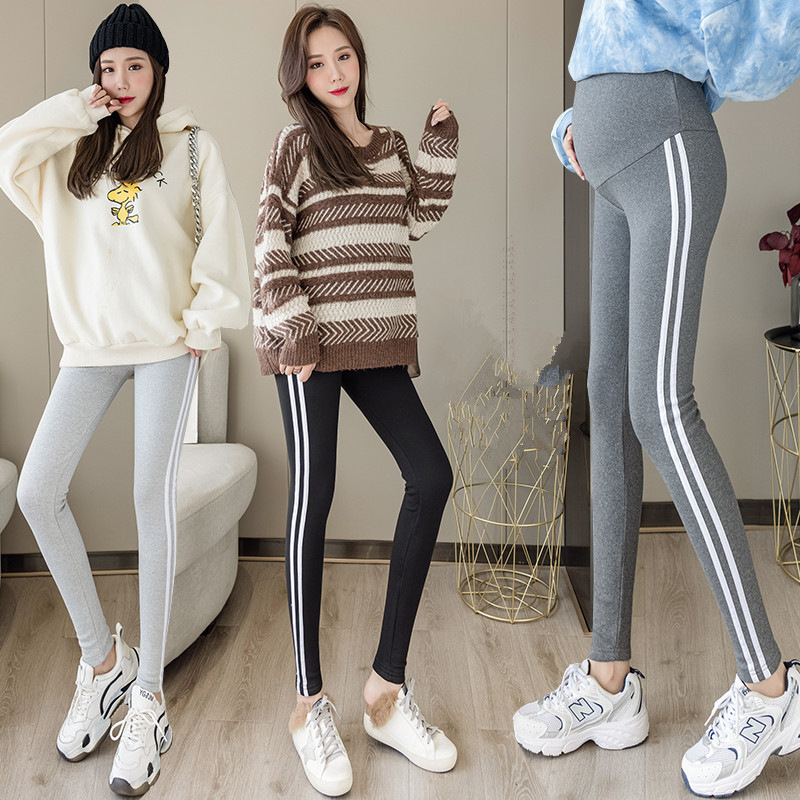 Maternity Leggings Spring & Fall Thin Style for Outer Wear during Pregnancy Trendy Mom Korean Style Fashion 2022 Spring Maternity Pants
