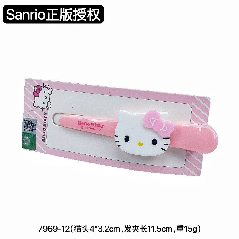 Аксессуары для волос (Licensed Sanrio Hello Kitty) Акриловые зажимы и булавки, милые мультяшные стили
