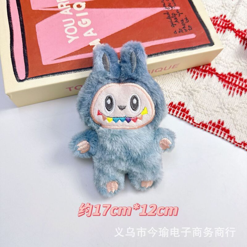 新款拉布布毛绒配饰吱吱叫三代labubu钥匙扣挂饰服装包包发饰辅料|undefined