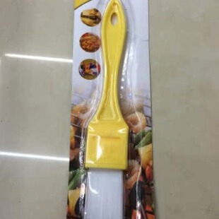 NX050-1 Single Large Gourd Handle Barbecue Brush Food Grade Pig Hair Brush Oil Brush Plastic Silicone Handle Brush