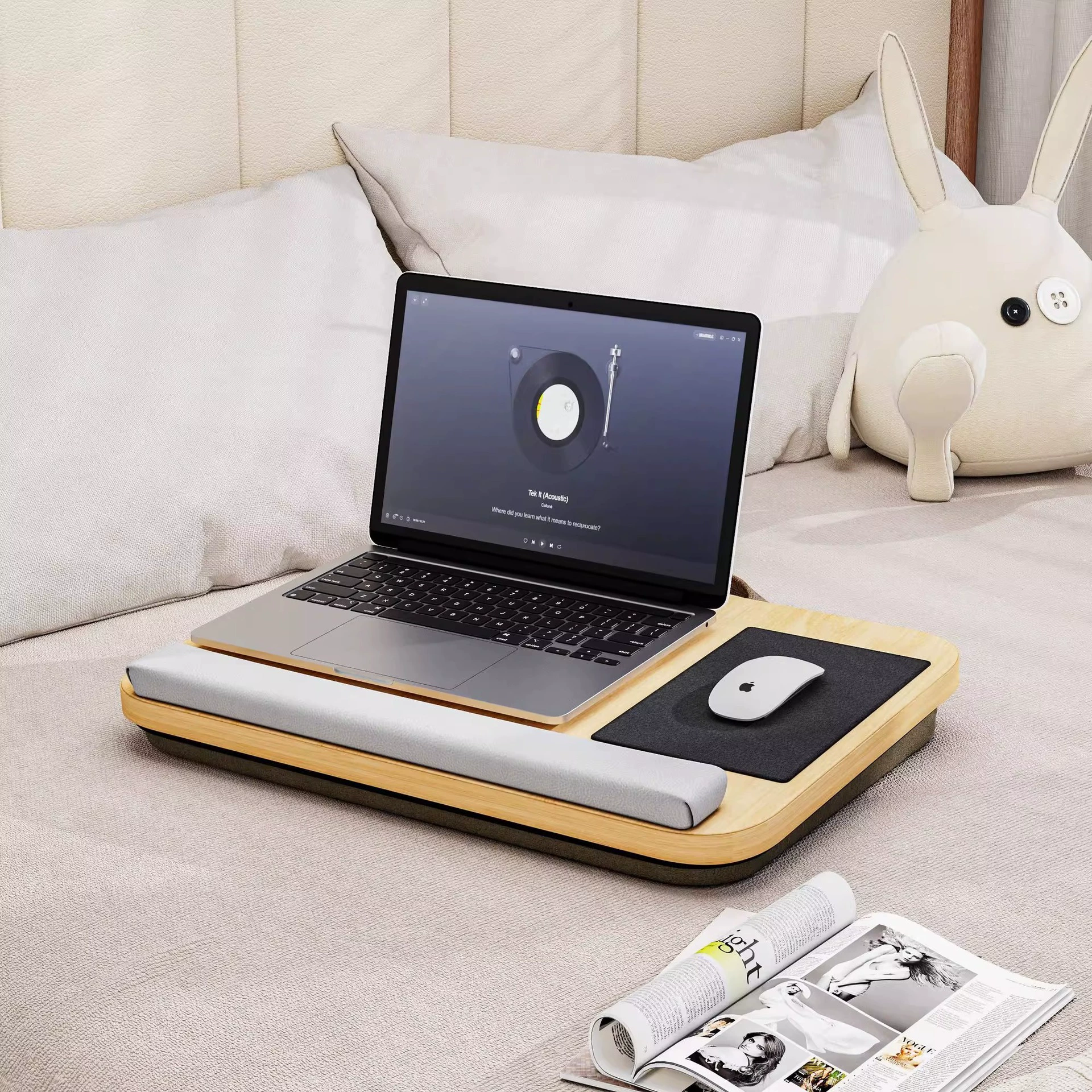 Подставка для ноутбука для кровати в общежитии, портативный небольшой столик для кровати.