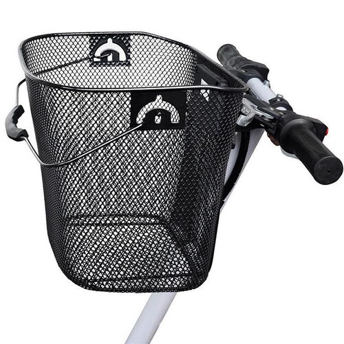 Bicycle front basket quick-detachable basket folding bicycle student schoolbag basket vegetable basket pet basket front basket