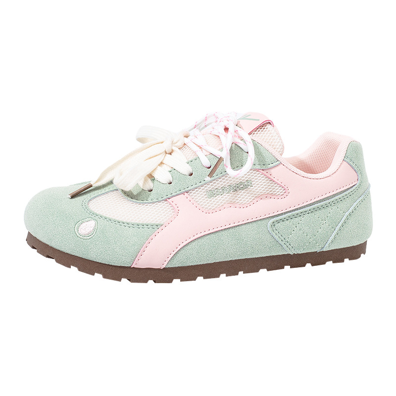 Huili otoño nuevos zapatos de ballet con suela delgada zapatos casuales transpirables zapatos de dopamina coreanos zapatos ligeros de mujer