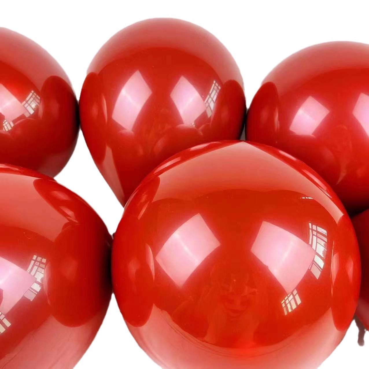 10 pulgadas de doble capa gema roja Granada roja globo conjunto bola decoración de la boda doble capa Globo Rojo