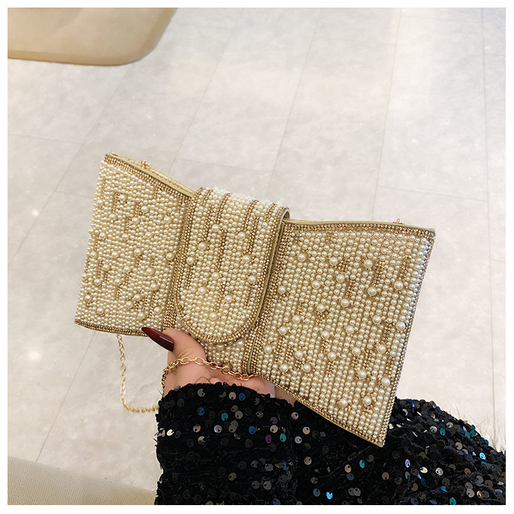 New cross-border European and American retro high-end clutch bag, full diamond single-shoulder crossbody ladies' bag, small bag, socialite dinner bag undefined