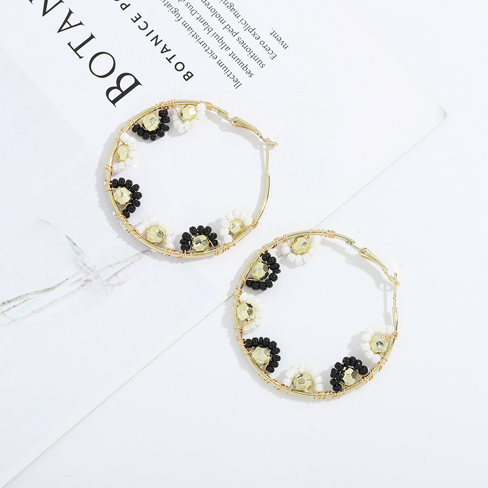 Fashion Long Hand-wound Large Earrings display picture 9