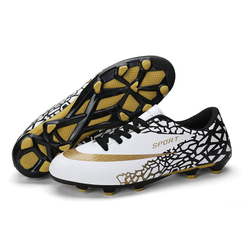 2022 zapatos de fútbol nuevo AG goma cómodo césped artificial hombres y mujeres adultos estudiante juventud antideslizante zapatos de entrenamiento