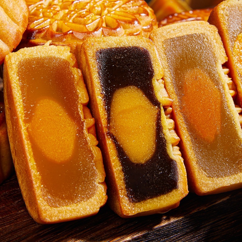 100 グラム卵黄蓮華餡伝統的な五穀月餅カスタマイズされた中秋節シングルバルク広東風月餅バッチ|undefined