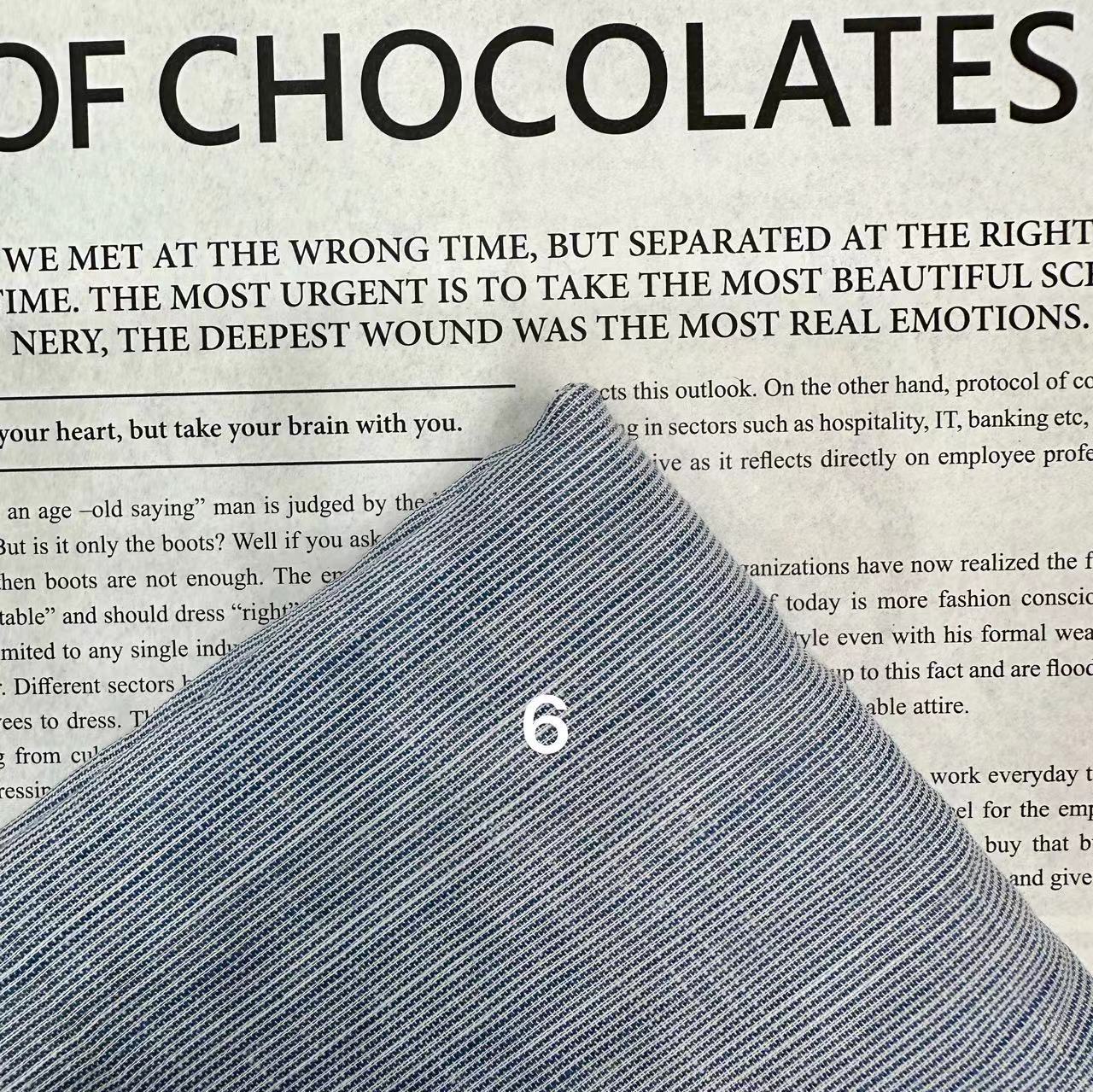 复古全棉超细竹节条纹仿麻风衬衫面料朝阳条童装抱枕里面镶边条