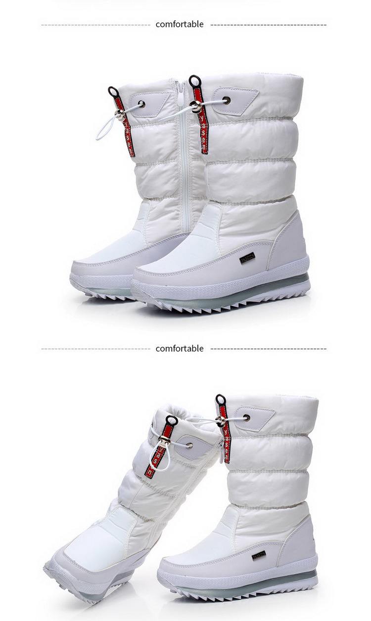 Kid's Women's Casual Solid Color Round Toe Snow Boots display picture 4