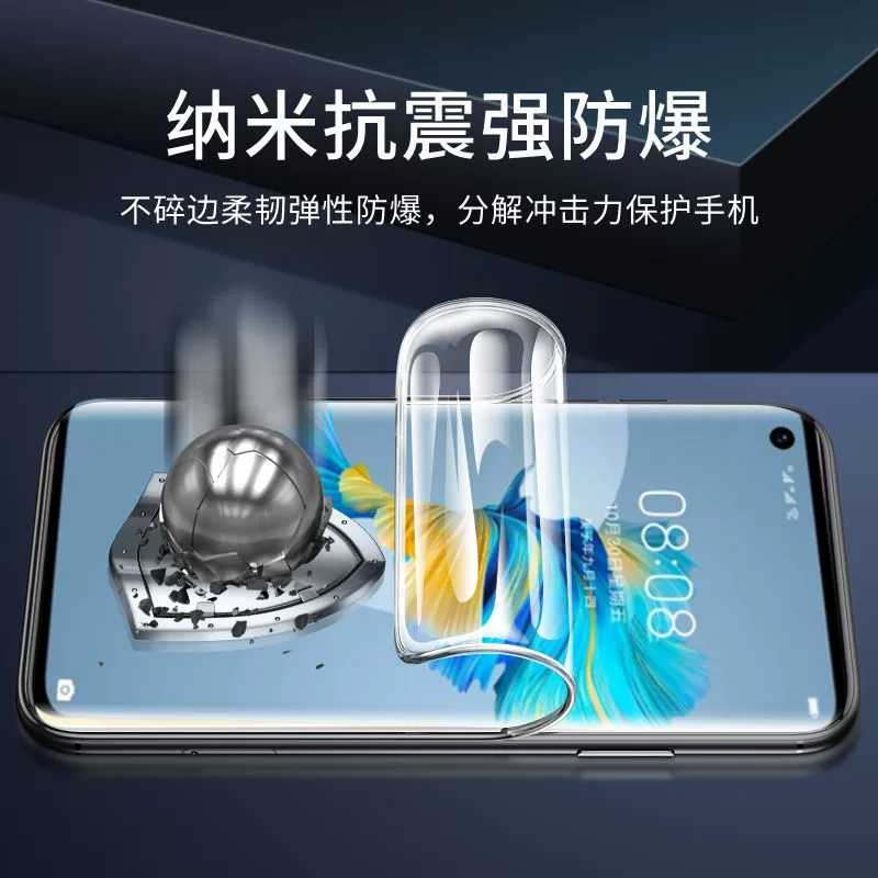 Huawei, совместимый гидрогель Pro, мобильный телефон, защитная маска лица, 60/50/40/30