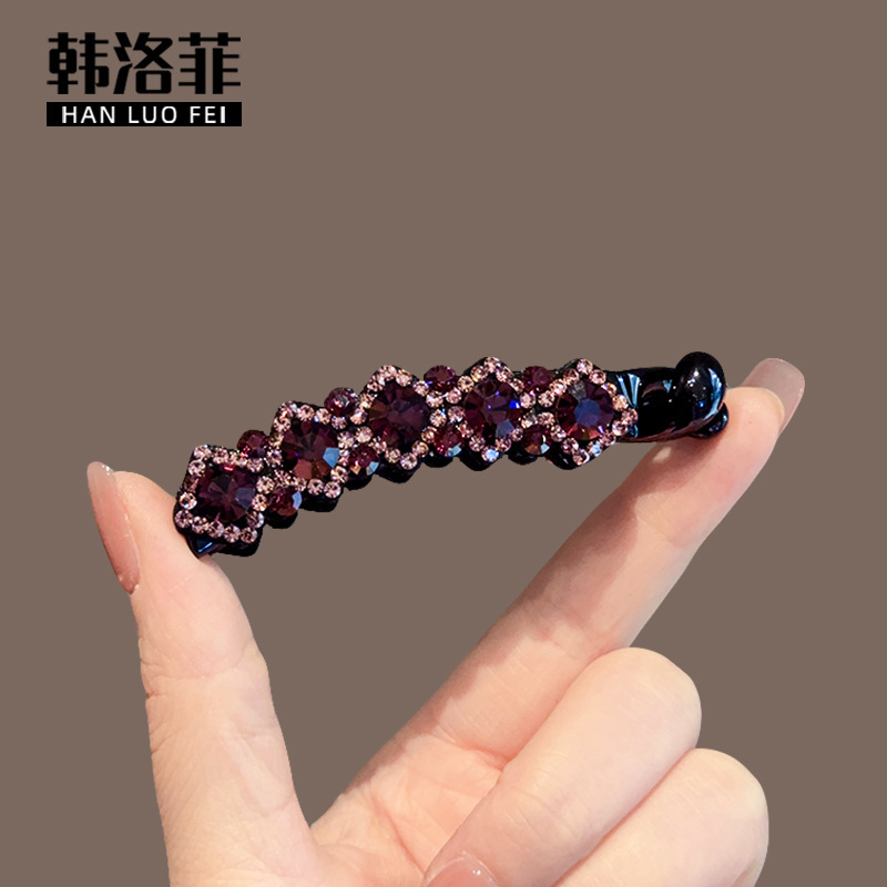 2025新款香蕉夹中号发量少竖夹女后脑勺马尾发夹韩国网红气质扣夹|undefined