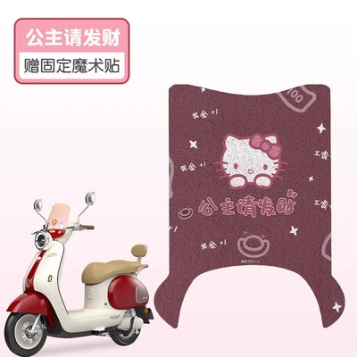 Electric vehicle foot mat Pad-h Electric Vehicle Foot Pad - princess-please-make-a-fortune