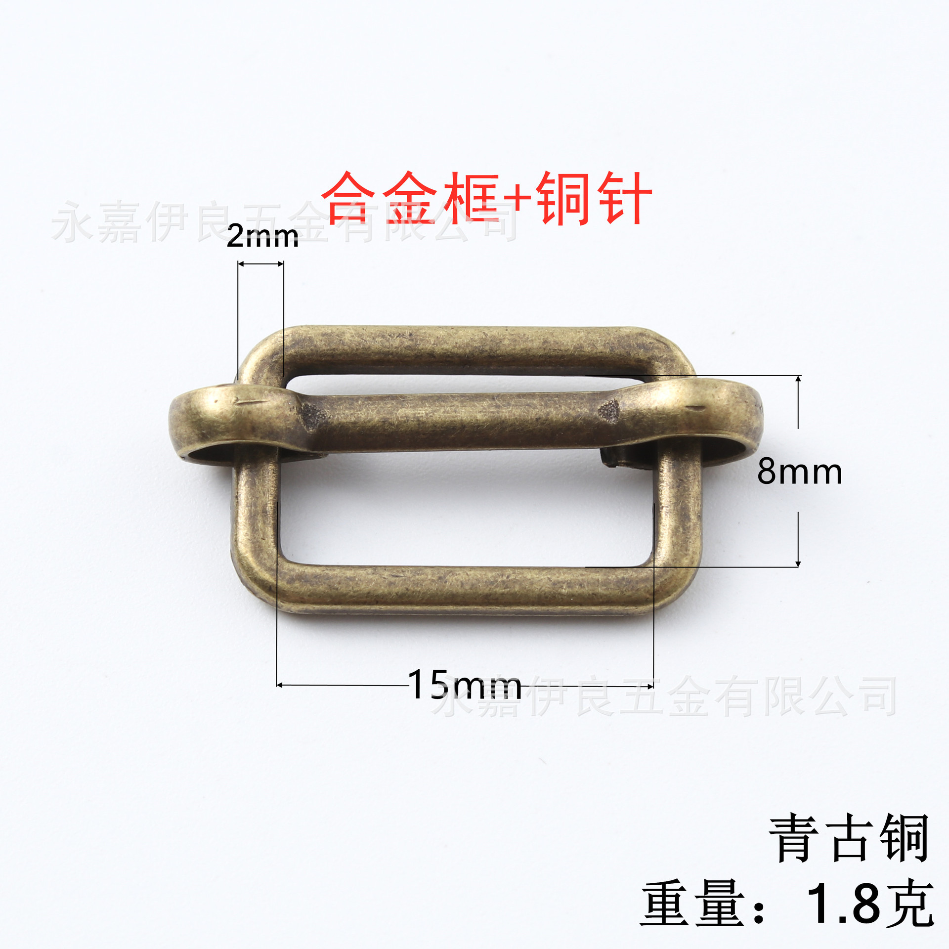 Venta directa de fábrica de hebillas metálicas en forma de D en stock, hebillas ajustables de acero inoxidable, nuevas hebillas de tracción, hebillas de tres niveles de cobre, hebillas de alambre de hierro. image 75