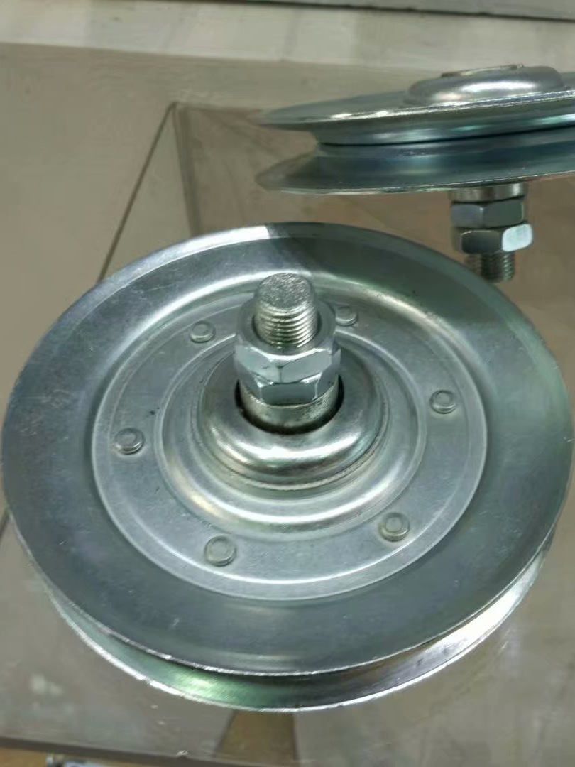 翻板电动门配件卷帘车库门导向轮滑轮弹簧拉簧钢丝绳滑轮轴承边轮