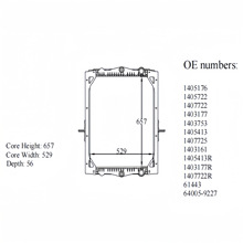 ����ɢ����������DAF  1403177R 1407722R 61443 64005-9227