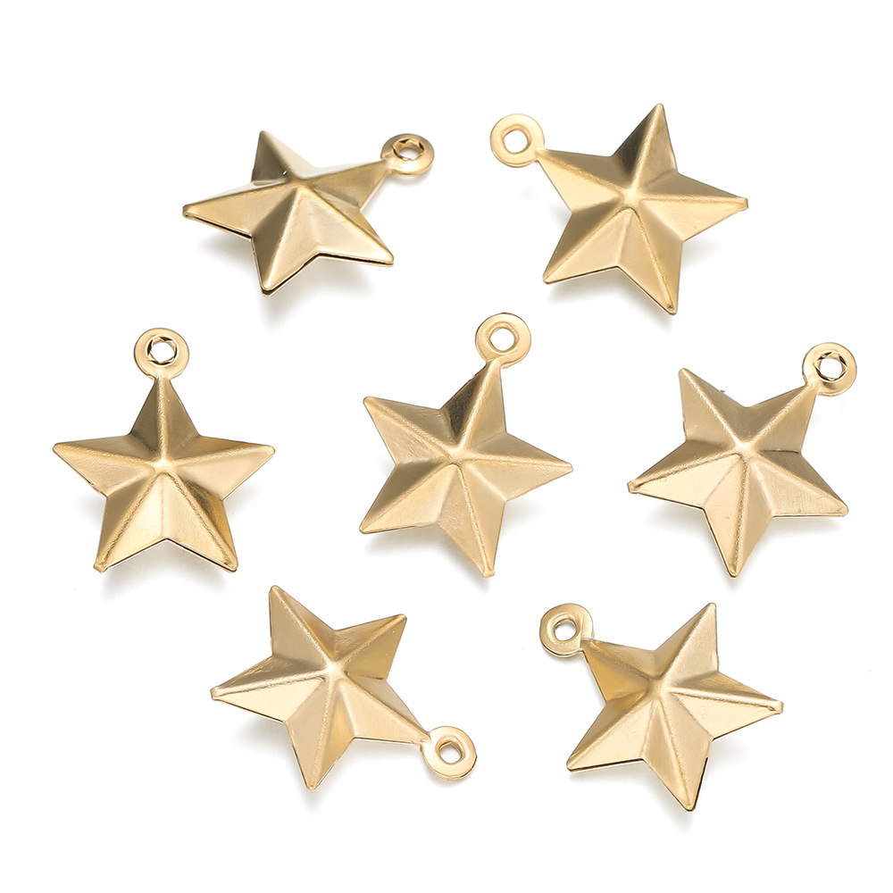 20g Weight Pendant Jewelry Making Type DIY Ornament Accessories Classification 10 PCS/Package Quantity 304 Stainless Steel Material Strawberry, Shell, Fish Pattern All Seasons Season Plating Design Simple Style Style 10 PCS/Package 304 Stainless Steel Strawberry Shell Fish Pendant DIY Ornament Accessories 4