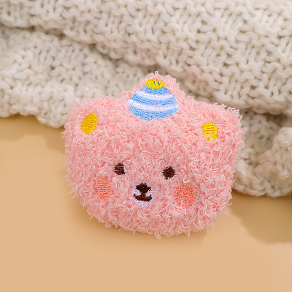 Cute plush cartoon hair accessory