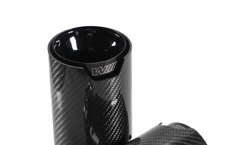 Suitable for Bmw M3 M4 Clamp-Type Carbon Fiber Tail Pipe Exhaust Pipe Tail Mouth Silencer Non-Destructive Modification m Standard