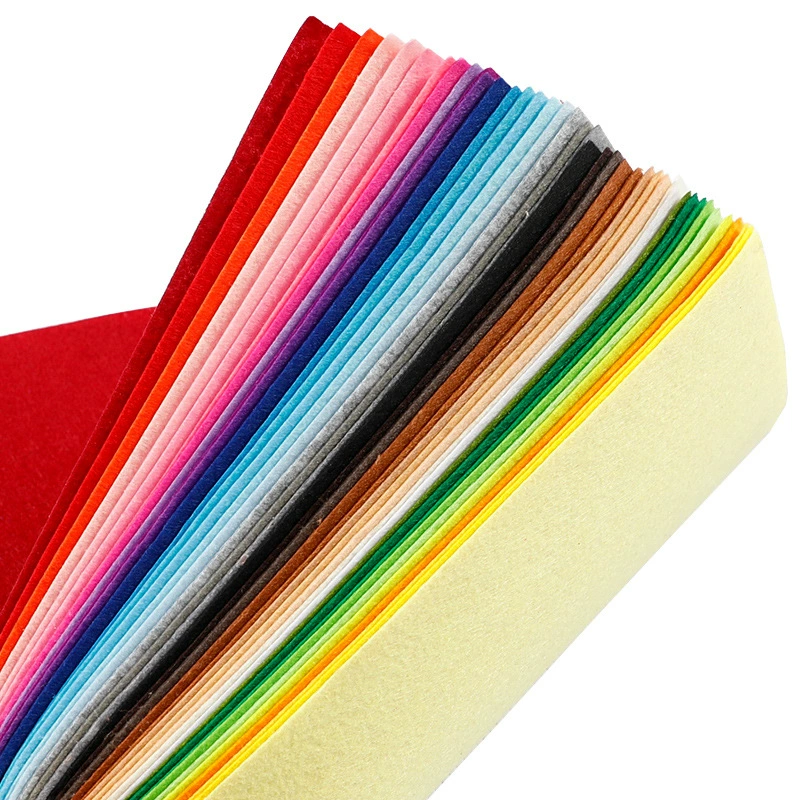 Set for kindergarten handmade, fleece cloth, wool felt non-woven cloth, 40 colors, DIY