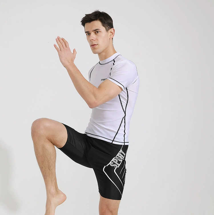 Плавки мужские с защитой от смущения 2023 Новое плавательное оборудование Горячие весенние брюки Мужской полный купальник для мальчиков больших размеров