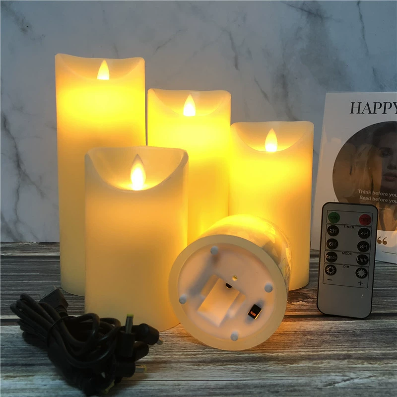 LED electronic candle swing flame Wedding Wedding Wedding Remote Charging Stage Road Quotes Bar