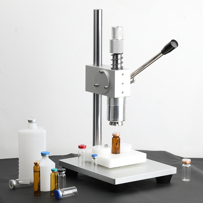 西林瓶压盖钳压盖器口服液轧盖机输液瓶封口器台式封口钳机20瓶口