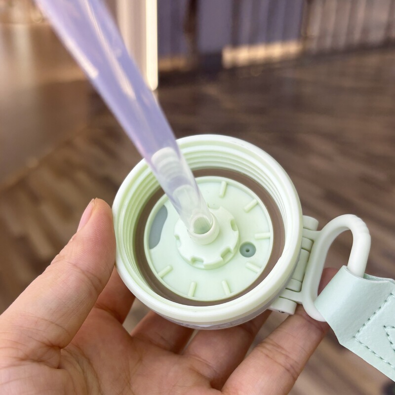 小清新风个性印花手提运动不锈钢保温杯运动双饮便携网红学生水杯|undefined