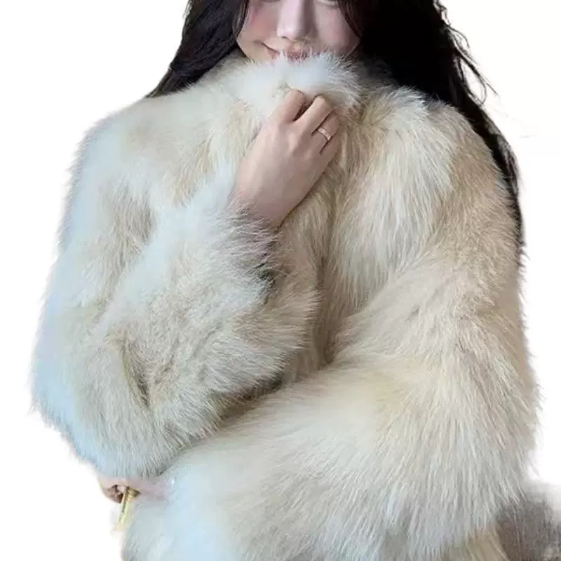 Белая абрикосовая фуксия черная куртка, стиль Chanel, свободный крой