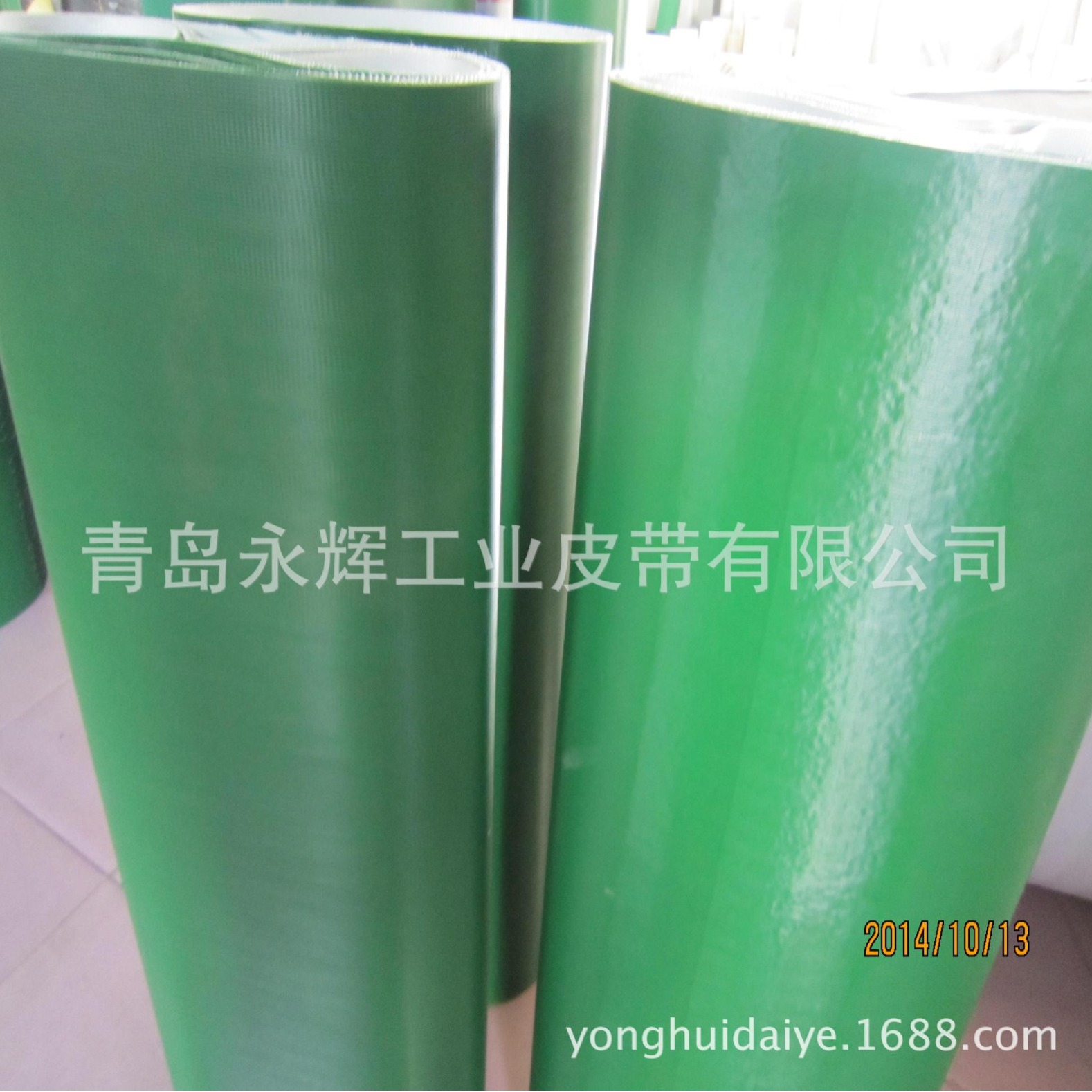 供应青岛永辉5毫米6毫米绿色预压机用输送带 皮带 山东输送带