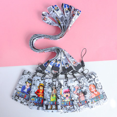 Pirate King Card Holder Bus Subway Kindergarten Access Card Wallet Cartoon Lanyard Student Meal Card Holder