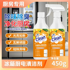 冷蔵庫専用クリーナー、キッチン家電洗浄、消臭、プロのクリーニング、霜取り、除菌、消臭、洗わない家庭用消臭剤