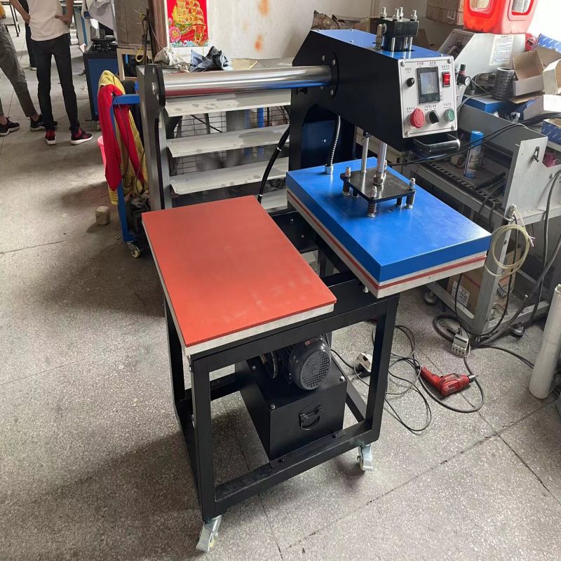 Hydraulic Stamping Machine Hydraulic Pressure Hydraulic Sliding-up Double-station Garment Stamping Flower Stamping Drilling Foaming Pressure Adhesive