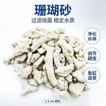 包邮珊瑚骨鱼缸造景滤材珊瑚石鱼缸过滤材料水族箱底砂净水培菌造