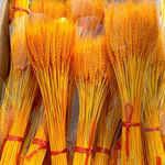 $天然精品大麦黄金麦穗开业花篮招财干花花束亚马逊【厂家】