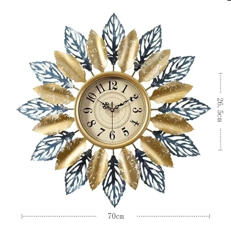 Reloj de pared decorativo diseño pavo real creativo minimalista – para sala de estar o fondo de casa de familia, venta en Amazon.