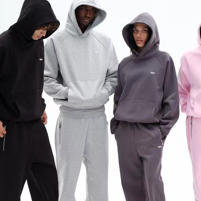 2025 Cross-Border New Popular Series Suit Youth Sports Hooded Sweatshirt Hoodie Top Pants Suit