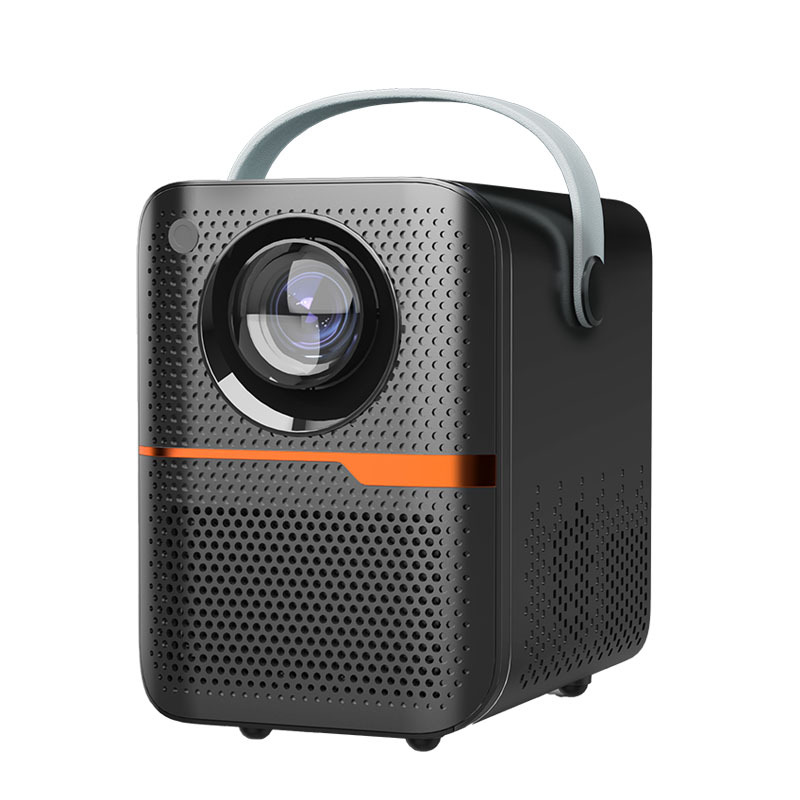 Máquina de cine y televisión móvil 4K proyector inteligente proyector mini proyector de oficina de proyección portátil fábrica de fuente de pared