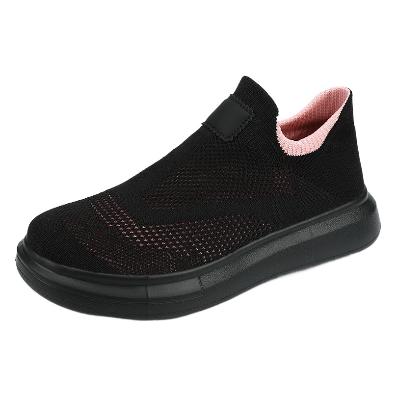 Zapatos de los hombres del verano transpirable nuevo vuelo de malla tejida superficie versátil zapatilla de deporte de los hombres zapatos casuales de moda zapatos de los hombres
