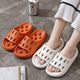 2025 New Style Bathroom Slippers Women's Summer Indoor Home Hollow Bathroom Bath Slippers Men's Casual
